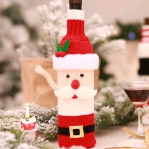 Christmas Decoration Wine Bottle Set Champagne Red Wine Creative Wine Set