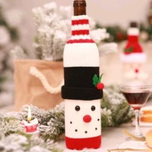 Christmas Decoration Wine Bottle Set Champagne Red Wine Creative Wine Set