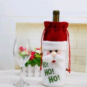 Christmas Decoration Wine Bottle Set Champagne Red Wine Creative Wine Set