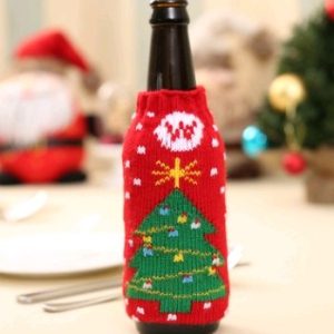 Christmas Decoration Wine Bottle Set Champagne Red Wine Creative Wine Set