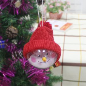 Christmas Decorations Creative Christmas Snowman Children Toys Plastic Christmas Ball