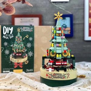 Christmas House Building Blocks Assembling Creative Ornaments