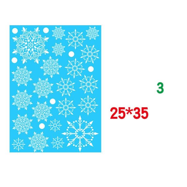 Christmas Static Window Sticker Beautify Snowflake Wall Decals