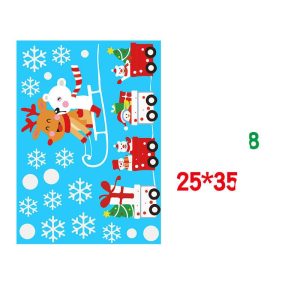 Christmas Static Window Sticker Beautify Snowflake Wall Decals