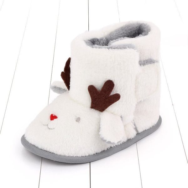 Christmas Winter Warm Baby Boots Plush