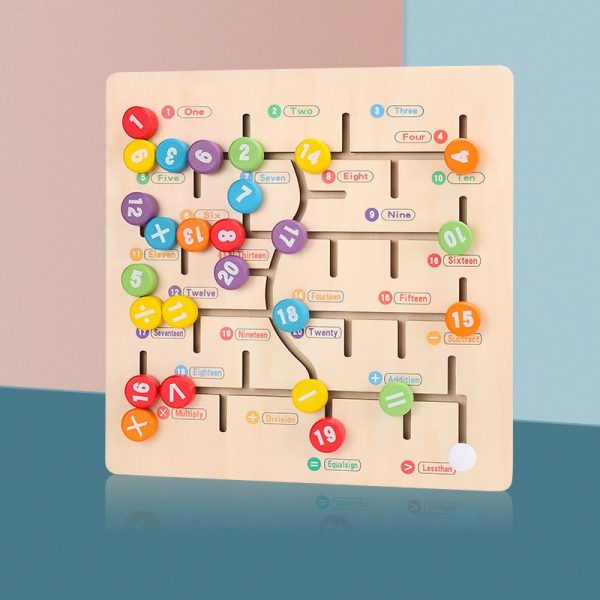 Cognitive Maze To Find A Place Educational Toy