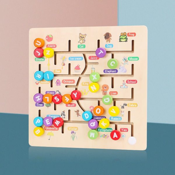 Cognitive Maze To Find A Place Educational Toy