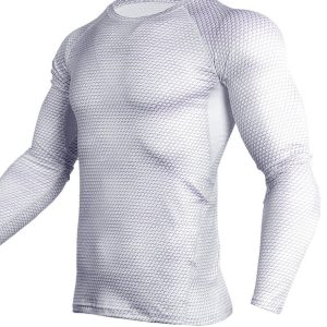 Compression Shirt Gym Running Shirt Quick Dry Breathable Fitness Sportswear Workout Shirt