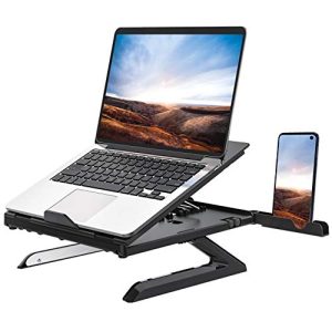 Computer Laptop Stand With Two Mobile Phone Brackets