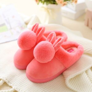 Cotton Slippers Autumn And Winter Indoor Girls Cotton Slippers