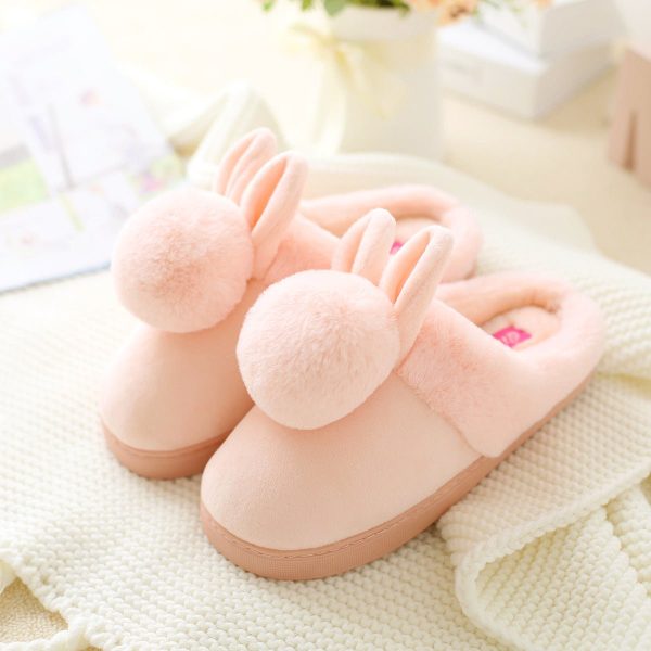 Cotton Slippers Autumn And Winter Indoor Girls Cotton Slippers