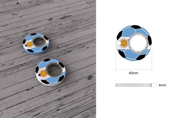 Creative Football World Cup Fidget Spinner Keychain Hand Spinner Toy Finger Spinner Keychain Bottle Opener