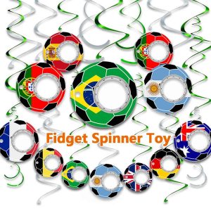 Creative Football World Cup Fidget Spinner Keychain Hand Spinner Toy Finger Spinner Keychain Bottle Opener