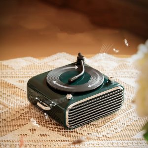 Creative Vinyl Record Player Bluetooth Speaker Portable