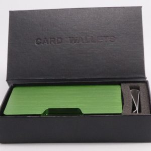 Credit Card Holder Aluminum Delicate Metal Wallet