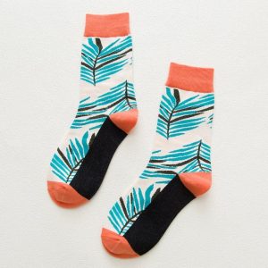 Current Tube Socks, Plant Flowers, Men'S And Women'S Socks