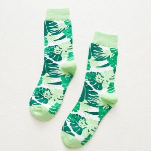 Current Tube Socks, Plant Flowers, Men'S And Women'S Socks