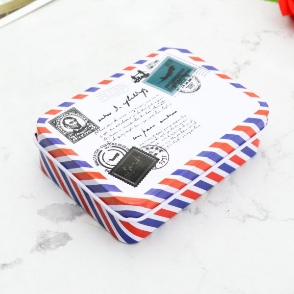 Cute Jewelry Creative Tinplate Storage Box Card Sticker Box