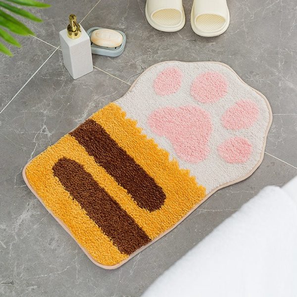 Cute Shiba Inu Mat And Floor Mat Into The Bathroom Door Absorbent Floor Mat