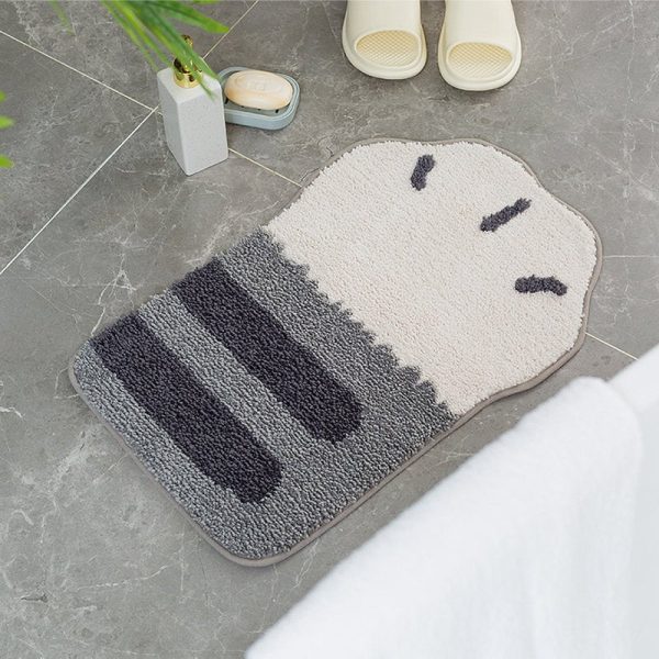 Cute Shiba Inu Mat And Floor Mat Into The Bathroom Door Absorbent Floor Mat