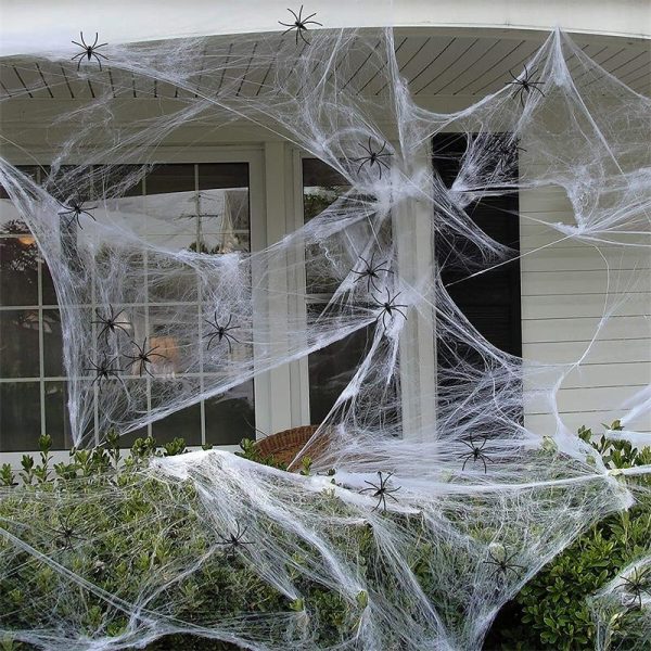 Webovers Halloween Super Stretch Spider Web