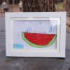 Folding Children Painting Storage Wooden Picture Frame