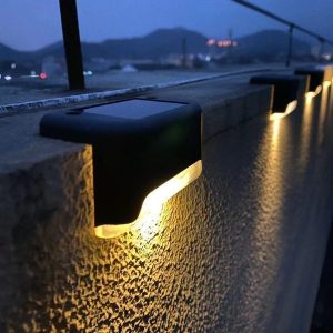 Led Solar Lamp Path Staircase Outdoor Waterproof Wall Light