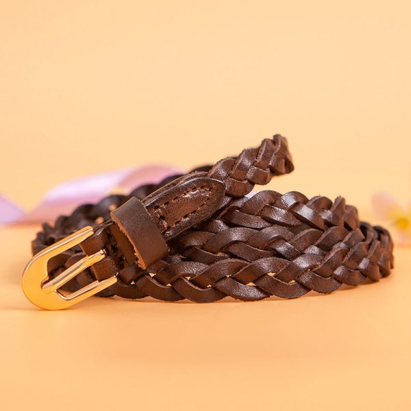 Full Leather Decorative Belt