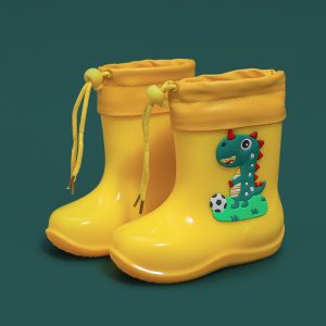 Cartoon Waterproof Soft Sole Children'S Rain Boots