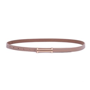 Fashion Leather Thin Belt For Women