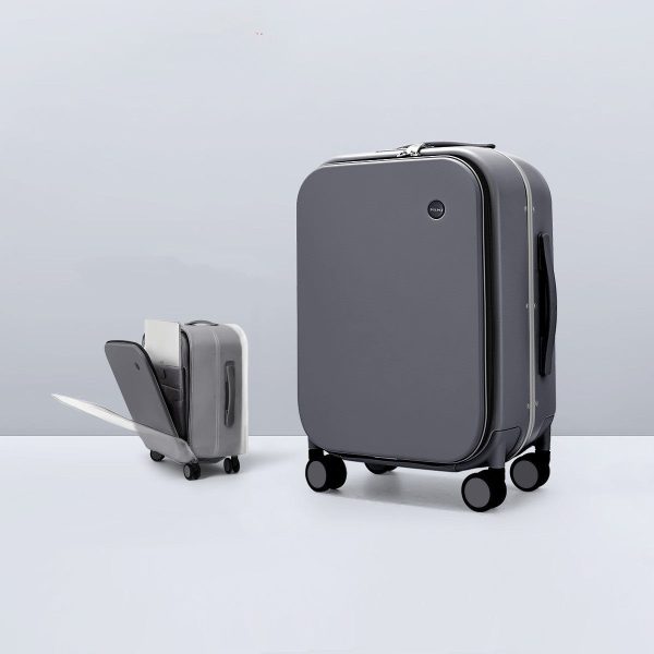 Front Opening Boarding 20 Suitcase Aluminum Frame