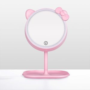 Desktop Touch Screen With Light Usb Charging Desktop Makeup Mirror