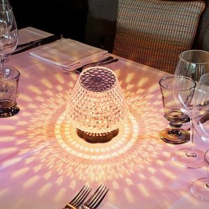 Diamond Crystal Lamp Table Light Usb Touch Sensor Bar Table Lamp Dimming Beside Lamp Led Night Light