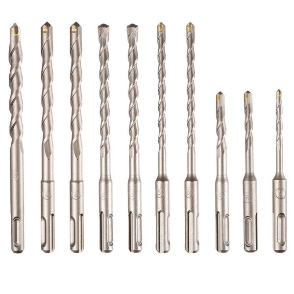 20Pcs Sds Plus Drill Bits Hole Tool Set For Rotary Hammer