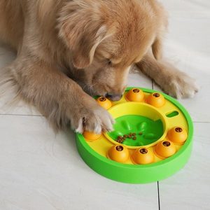 Dog Puzzle Toys Slow Feeder Interactive Increase Puppy Iq Food Dispenser Slowly Eating Non-Slip Bowl