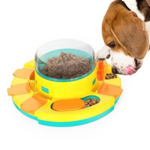 Dog Puzzle Toys Slow Feeder Interactive Increase Puppy Iq Food Dispenser Slowly Eating Non-Slip Bowl