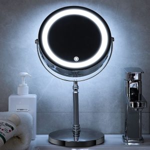 Double-Sided Makeup Mirror