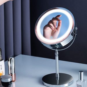 Double-Sided Makeup Mirror