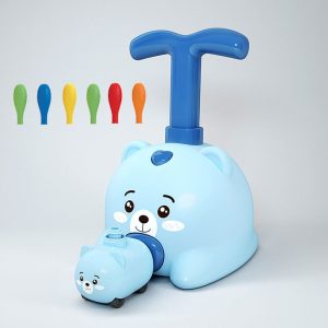 Children'S Toy Push And Blow Balloon Car Puzzle