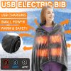 Usb Electric Heated Plush Blanket Shawl