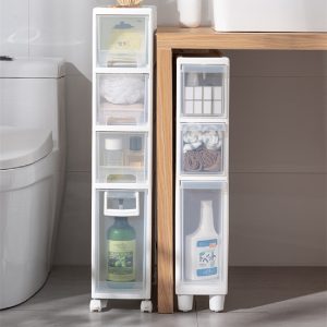 Bathroom Toilet Crevice Storage Cabinet Rack