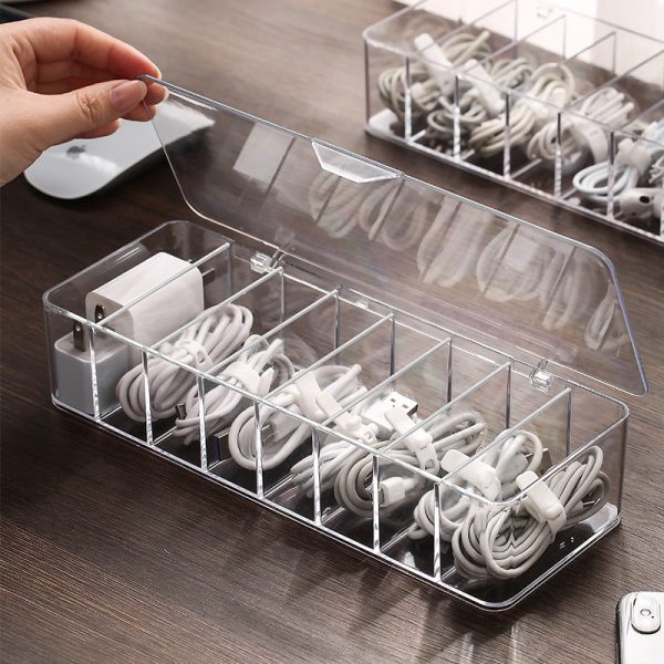 Dust-Proof Storage Cable Management Box Hub Organizer Box