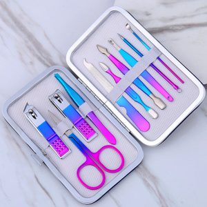 Black Stainless Steel Nail Clipper Tool Set