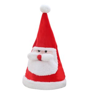 Electric Christmas Hat Santa Hat With Light And Music