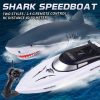 Electric Shark Rc Boat Vehicles Waterproof 2 In 1 High-Speed Remote Control Boat