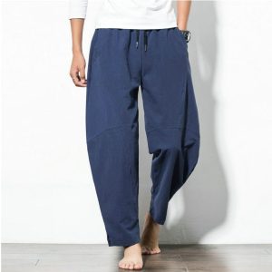 Ethnic Style Cotton And Linen Lace Hip-Hop Loose Harem Pants