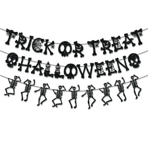 Greetreat Set Of 3 Happy Halloween Trick Or Treat Banners