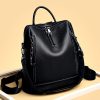 Fashion Leather Women'S Backpack