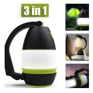 3 In1 Multifunctional Foldable Usb Rechargable Led Lamp