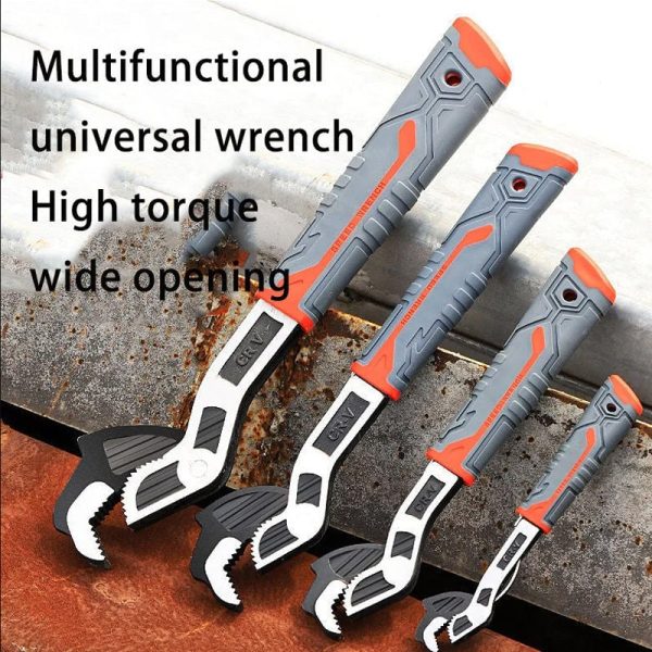 Industrial Grade Multifunctional Self-Locking Pipe Wrench Tool